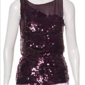 Alice and Olivia sequin top